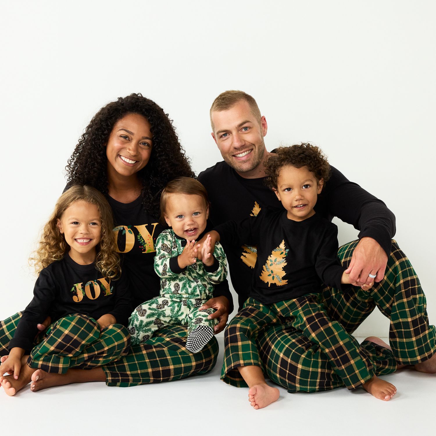 Pine Needles \u0026 Snow Plaid Pajama Collection