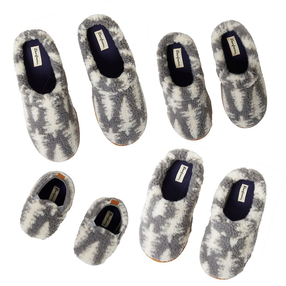 Dearfoams Tree Pattern Clog Slipper Collection