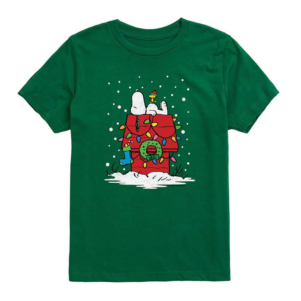 Peanuts Lit Up Holiday Matching Tee Collection