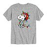Peanuts Snoopy Christmas Lights Matching Holiday Tee Collection