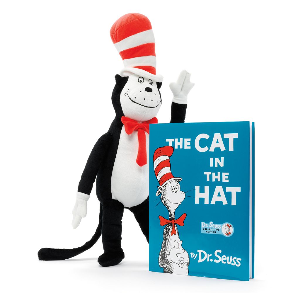 Kohls Cares Dr Seuss Cat In The Hat Plush 14 inch not counting tail length!! 