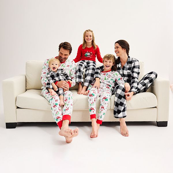 Jammies For Your Families Doodle Holiday Family Pajama Collection