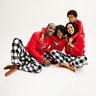 Jammies For Your Families® Deep Tone Doodle Santa Pajama Collection