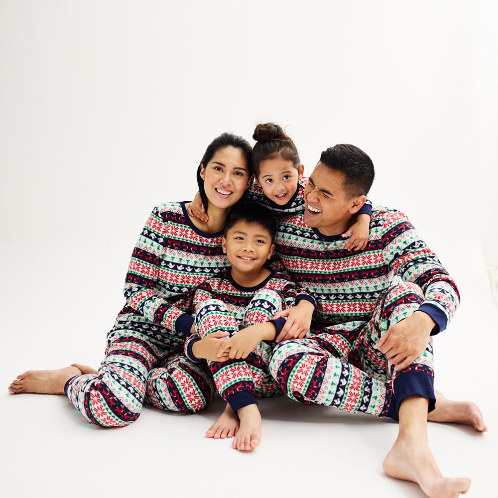 Jammies For Your Families Christmas Morning Fairisle Pajamas