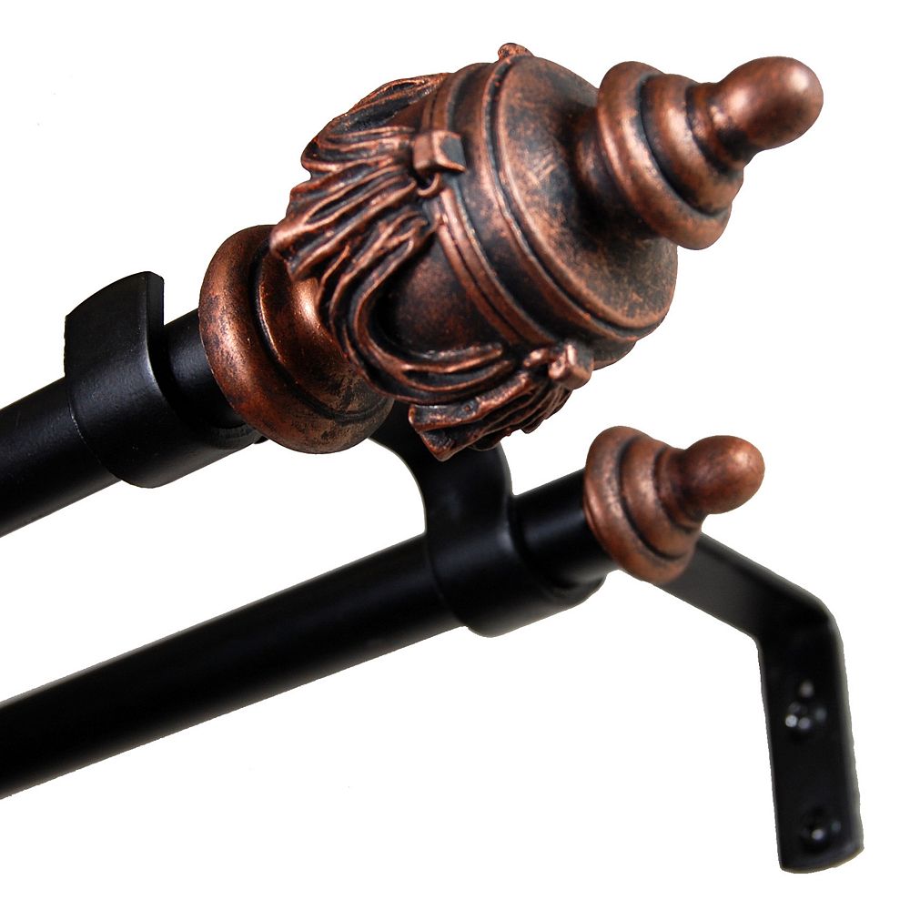 Bcl Drapery Hardware Lincoln Drape Double Window Curtain Rod