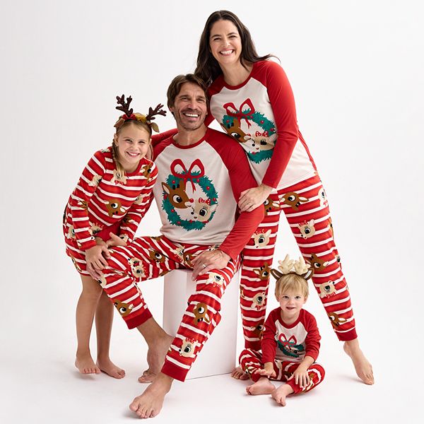 Jammies For Your Families Rudolph The Red Nosed Reindeer Family Pajamas