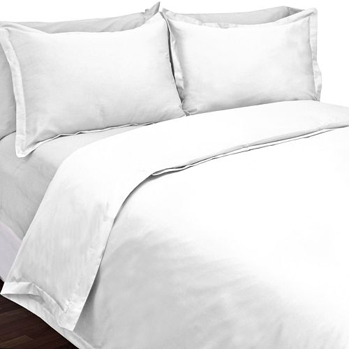 American Collection Solid 1200 Thread Count 6 Pc Duvet Cover Set