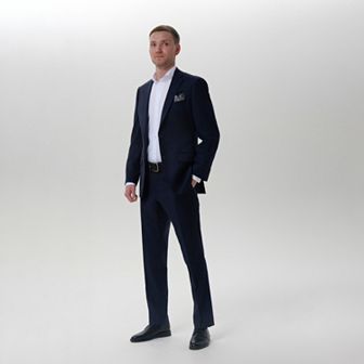 Men's INDOCHINO Navy Slim-Fit Wool Blend Suit Separates