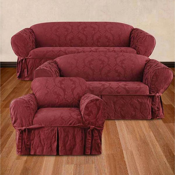 Sure Fit Matelasse Damask Slipcovers