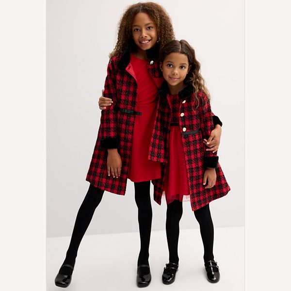 Girls 4 6x Girls 7 16 Blueberi Boulevard 2 Piece Boucle Coat Dress Collection