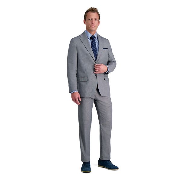 Haggar Mens Tailored Fit Micro Dobby Suit Separate Jacket