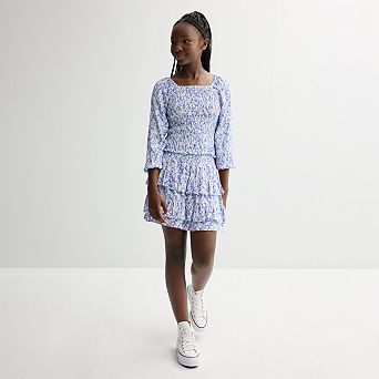 Girls 7-20 Limited Too Smocked Top & Skort Set