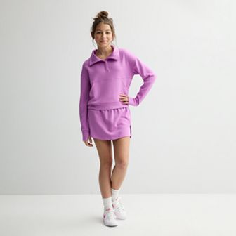 Girls 7-16 Tek Gear® Pullover Sweatshirt & Skort Set