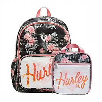 Hurley Flip Sequin Backpack & Lunchbox Matching Separates