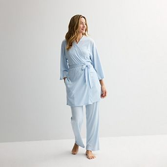 Women's Sonoma Goods For Life® Pointelle Sleep Robe & Sleep Pants Matching Set