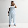 Plus Size Sonoma Goods For Life® Pointelle Sleep Tank & Pants Matching Sleep Set
