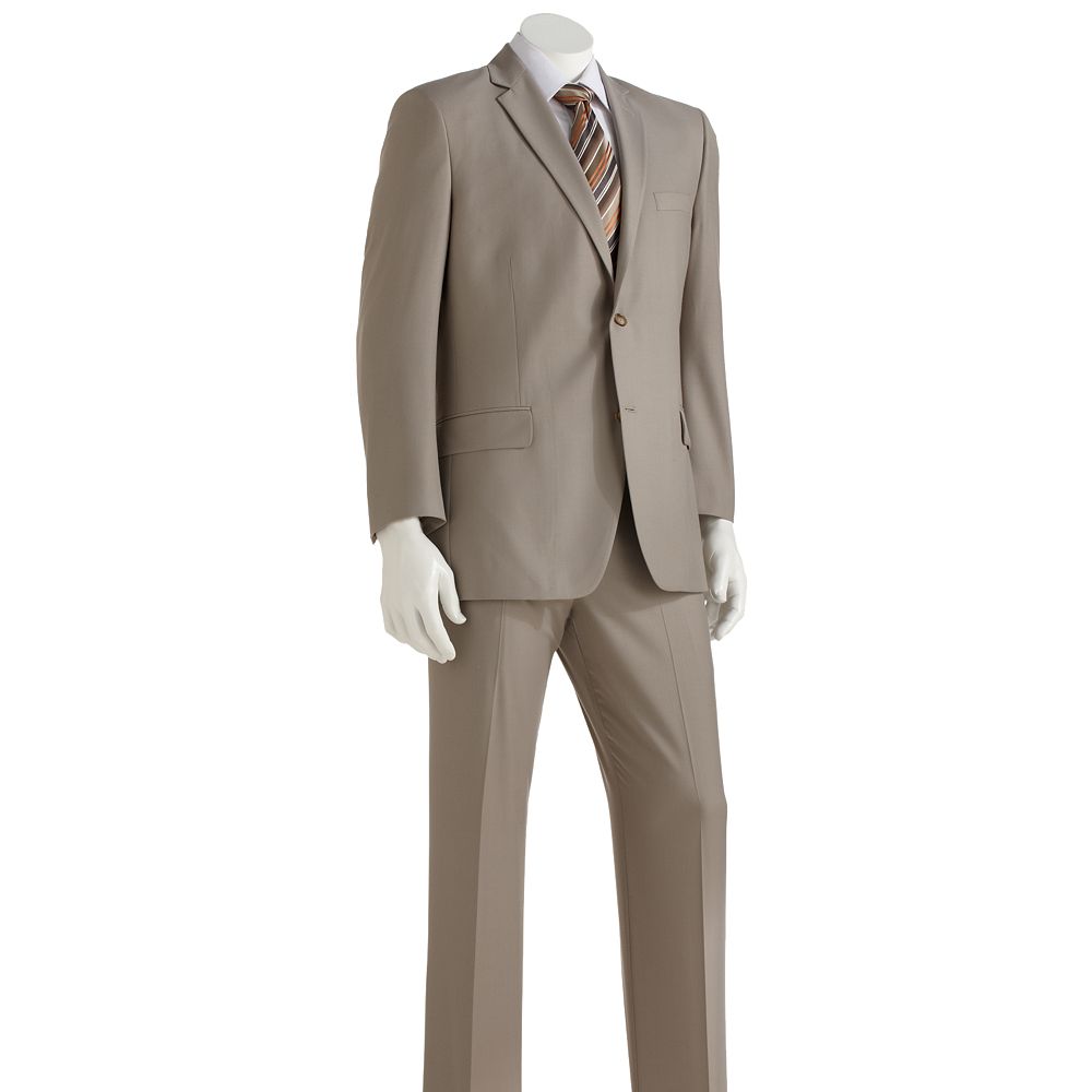 Apt. 9® Slim-Fit Solid Tan Suit Separates