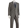 Chaps Classic-Fit Pindot Gray Suit Separates