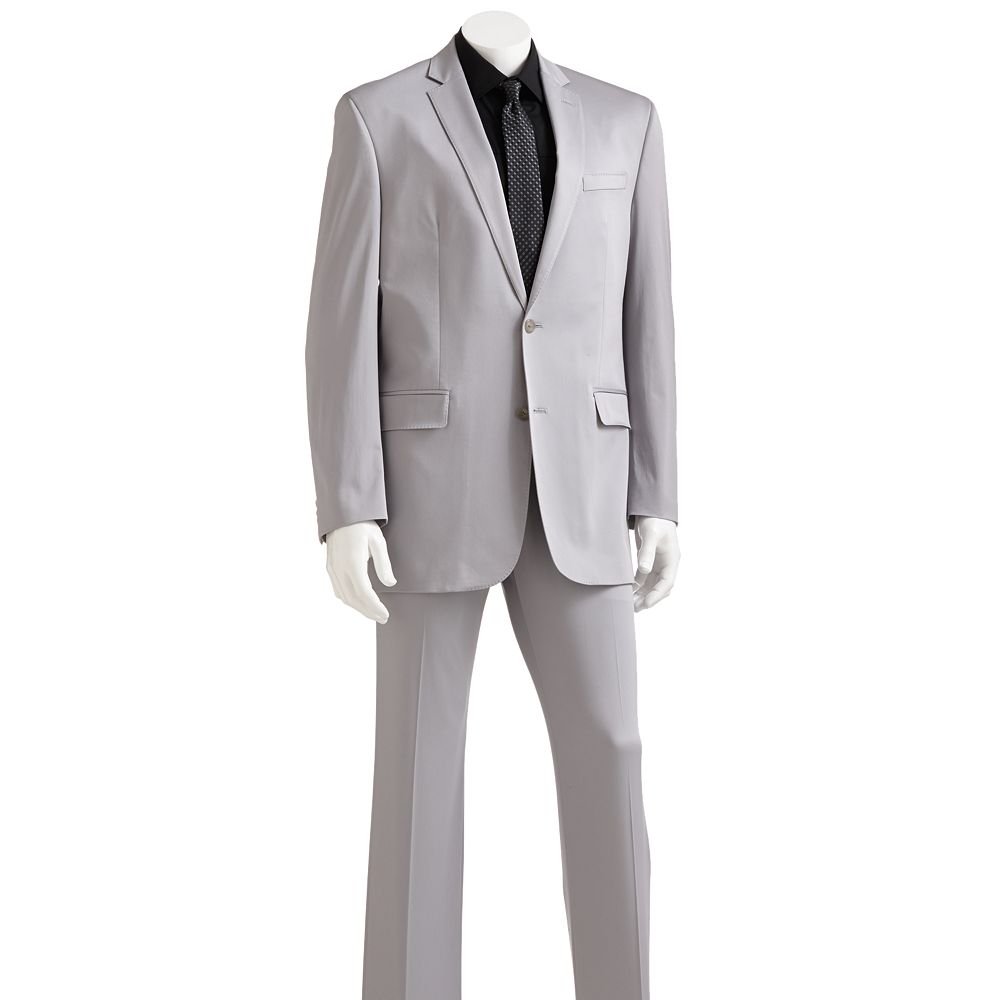 Marc Anthony Slim-Fit Solid Gray Suit Separates