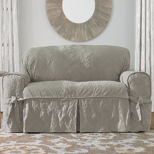 Sure Fit Matelasse Damask Slipcovers