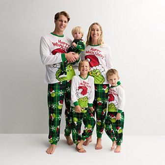 Jammies For Your Families® Grinch Happy Wholidays Family Pajamas