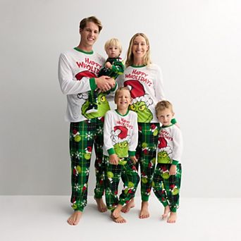 Jammies For Your Families® Grinch Happy Wholidays Family Pajamas
