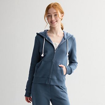 Juniors' SO® Foldover Fleece Jogger Pants & Zip-Up Hoodie Matching Set