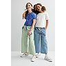 Girls 7-16 Speechless Stripe Pants & Embroidered Tee Matching Set