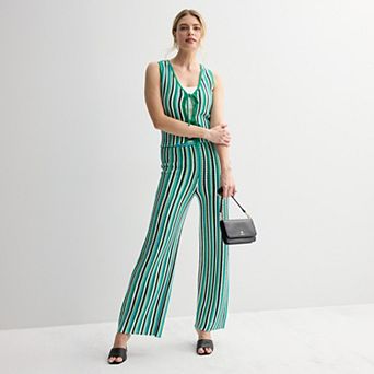 Women's INTEMPO™ Crochet Tie-Front Tank & Pants Matching Set