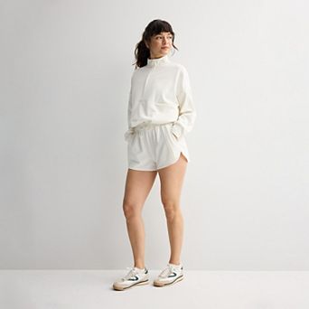 Women's FLX Solace Track Half-Zip Top & Track Shorts Matching Set