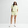 Women's FLX Heavyweight Jersey Drawstring Shorts & T-Shirt Matching Set