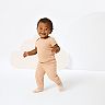 Baby Boy Huggies Babywear® Organic Short Sleeve 3-Pack Bodysuits & 2-Pack Ribbed Pants Set