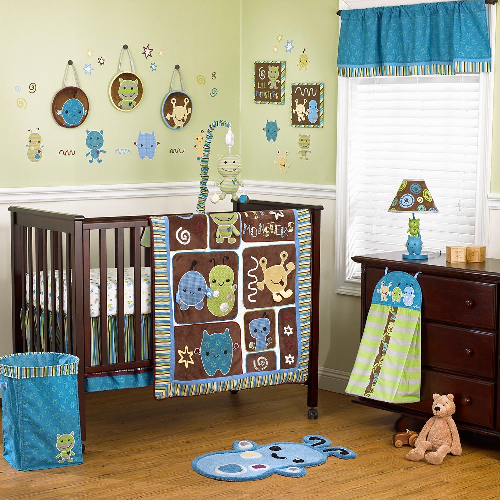 Cocalo Baby Peek A Boo Monsters Bedding Coordinates