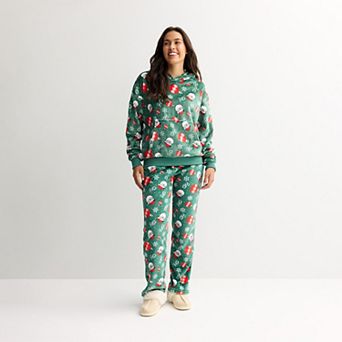 Juniors' Harper & Ivy Plush Pajama Matching Separates