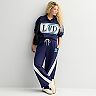 Juniors' Limited Too Fleece Wide Leg Pants & Polo Sweatshirt Matching Set
