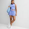 Juniors' Limited Too Rib Washed Skirt & High Rib Neck Tank Top Matching Set