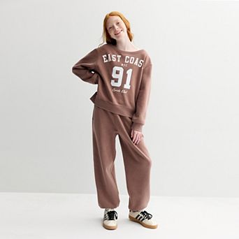 Girls 7-16 Sea + Skye Fleece Sweatshirt & Joggers Set