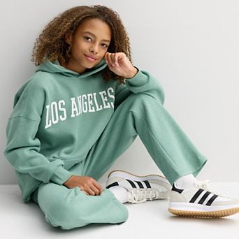 Girls 6-20 SO® Oversized Pullover Hoodie & Sweatpants Set in Regular & Plus Size