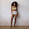 Women's LC Lauren Conrad Bikini Swim Top & Swim Bottoms Matching Set