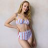 Women's LC Lauren Conrad Bikini Swim Top & Swim Bottoms Matching Set