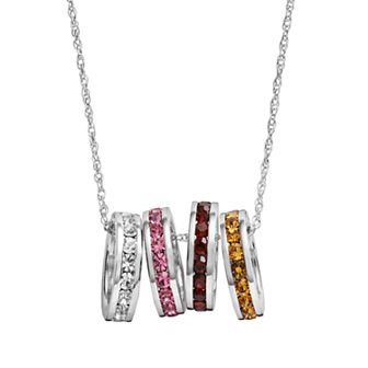 Traditions Sterling Silver Crystal Birthstone Charms & Accessories