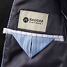 Men's Haggar Tailored-Fit Pinstripe Gray Travel Performance Suit Separates