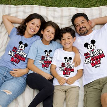Disney's Mickey Mouse It's an Ears On Kinda Day Family Matching Graphic Tees