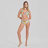 Women's Freshwater Contrast Trim Swim Top & Hipster Swim Bottoms Matching Separates