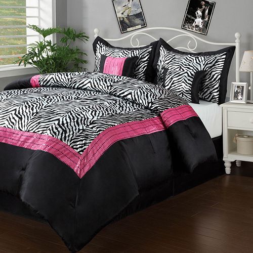 Sassy Zebra Comforter Set