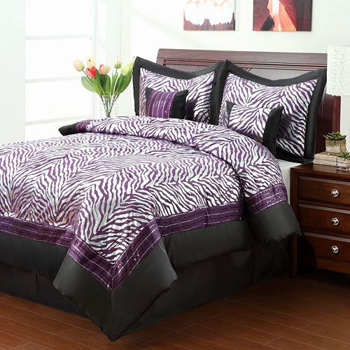 Sassy Zebra Comforter Set