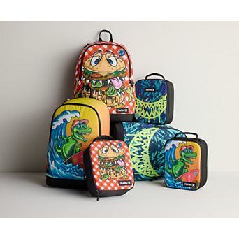Hurley Graphic Backpack & Insulated Lunch Bag Mix & Match Set