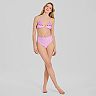 Juniors' Ninety-Nine° Triangle Bikini Top & Bottoms Matching Swimwear