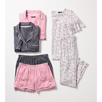 Women's Simply Vera Vera Wang Flora Pajama Matching Sets
