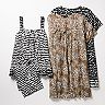 Women's Simply Vera Vera Wang Animal Print Pajama Matching Sets